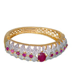 Gold Toned Stone Studded Bangle