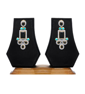 Multi-Color Stone Studded Earrings