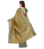 Green Silk Georgette Saree