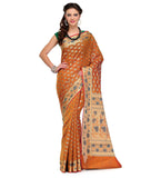 Mustard Silk Georgette Saree