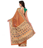 Mustard Silk Georgette Saree