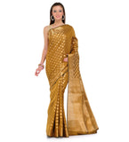 Mustard Silk Georgette Saree