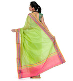 Green Supernet Banarasi Saree