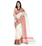 Off White Kora Banarasi Saree