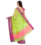 Green Supernet Banarasi Saree