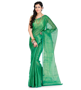 Green Tissue Banarasi Saree