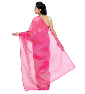 Magenta Tissue Banarasi Saree