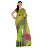 Green Supernet Banarasi Saree