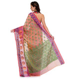 Mauve Kora Banarasi Saree