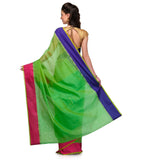 Green Supernet Banarasi Saree