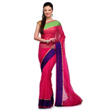 Magenta Supernet Banarasi Saree