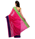 Magenta Supernet Banarasi Saree