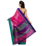 Magenta Supernet Banarasi Saree