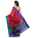 Maroon Supernet Banarasi Saree