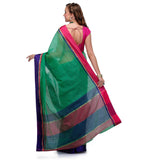 Green Supernet Banarasi Saree