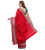 Maroon Supernet Banarasi Saree