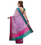 Purple Supernet Banarasi Saree