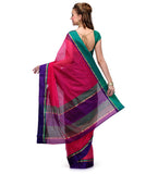 Magenta Supernet Banarasi Saree