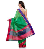 Green Supernet Banarasi Saree