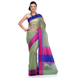 Olive Supernet Banarasi Saree