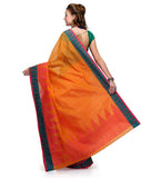 Orange Supernet Banarasi Saree