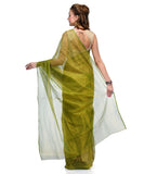 Olive Tissue Banarasi Saree