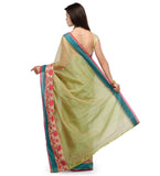 Olive Supernet Banarasi Saree