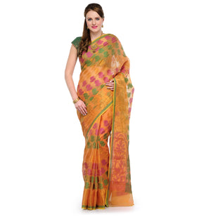 Golden Kota Cotton Banarasi Saree