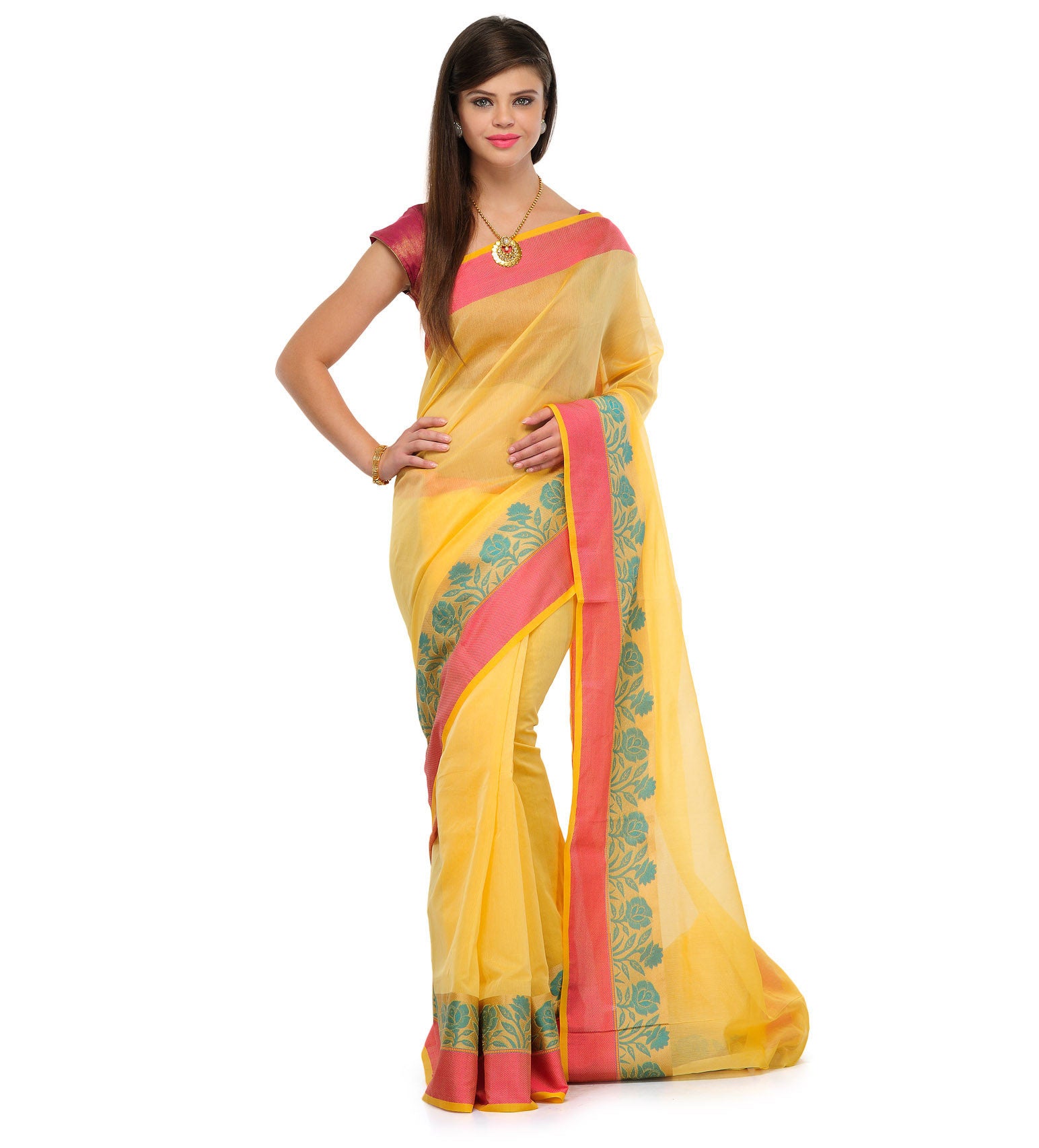 Golden Supernet Banarasi Saree