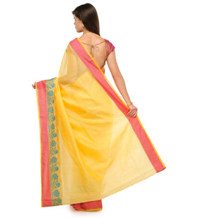 Golden Supernet Banarasi Saree