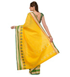 Golden Supernet Banarasi Saree