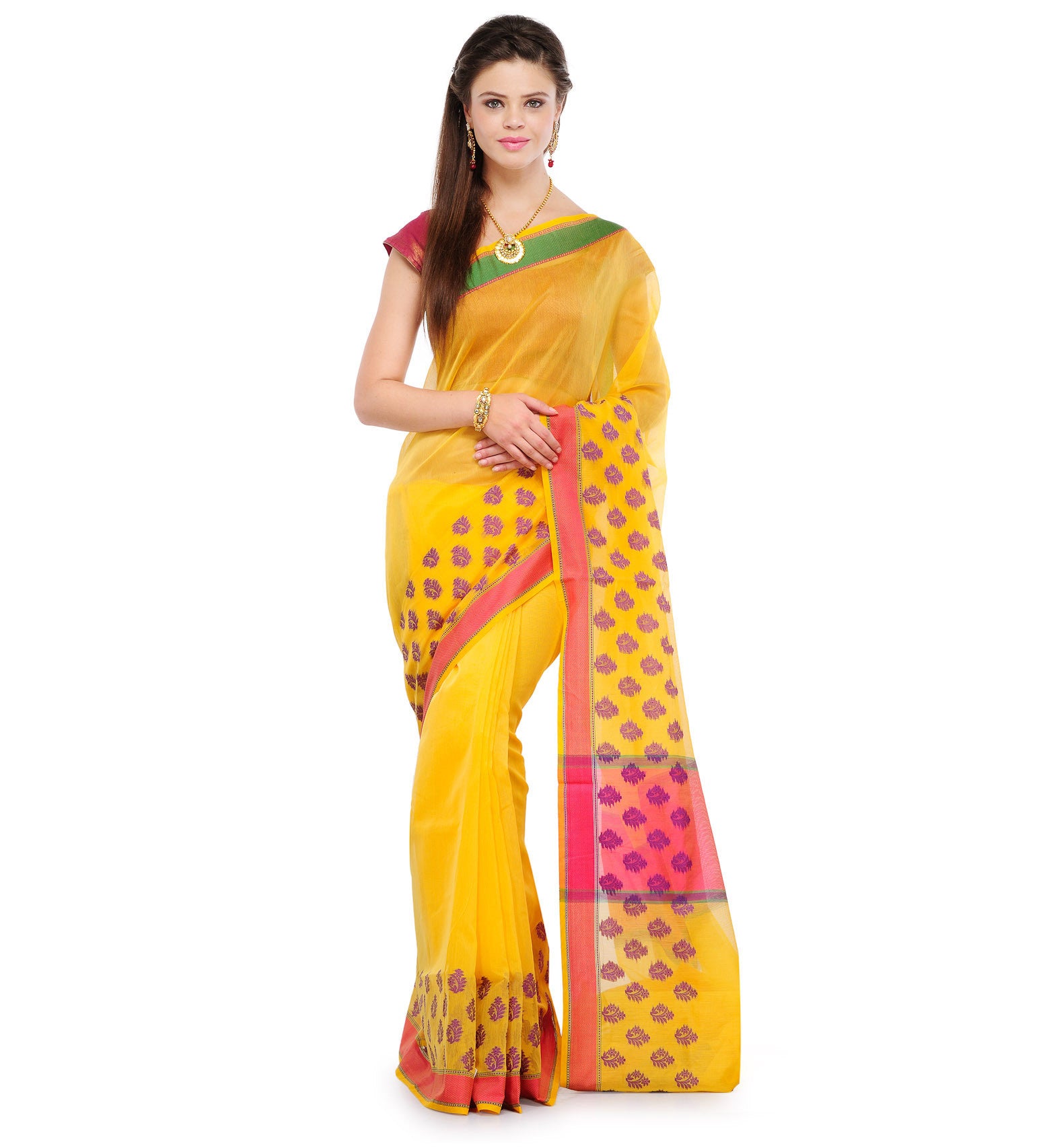 Golden Supernet Banarasi Saree