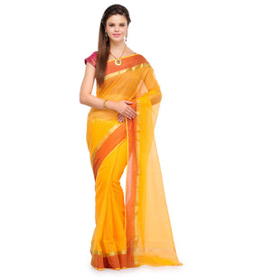 Golden Kota Cotton Banarasi Saree