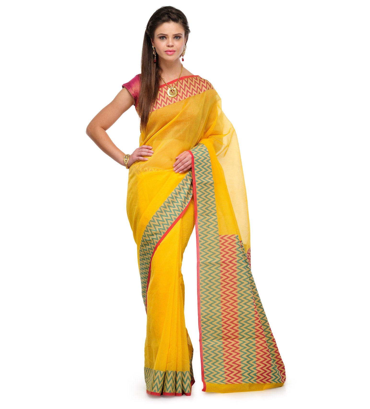 Golden Supernet Banarasi Saree