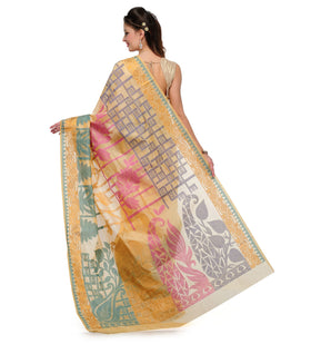 Gold Supernet Banarasi Saree