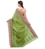 Olive Supernet Banarasi Saree