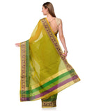 Olive Supernet Banarasi Saree