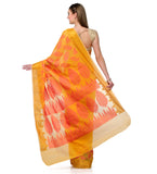 Gold Chanderi Cotton Banarasi Saree