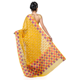 Golden Supernet Banarasi Saree