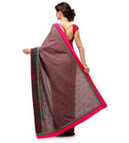 Brown Spun Saree