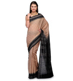 Peach Cotton Orissa Handloom Ikat Saree