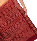 Peach Cotton Orissa Handloom Bomkai Saree