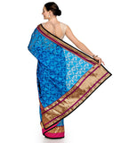 Turquoise Brasso Saree