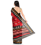 Red Art Silk Saree with Zari Work