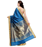 Blue Zari Woven Art Silk Saree