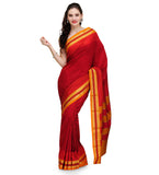 Red Zari Woven Art Silk Saree