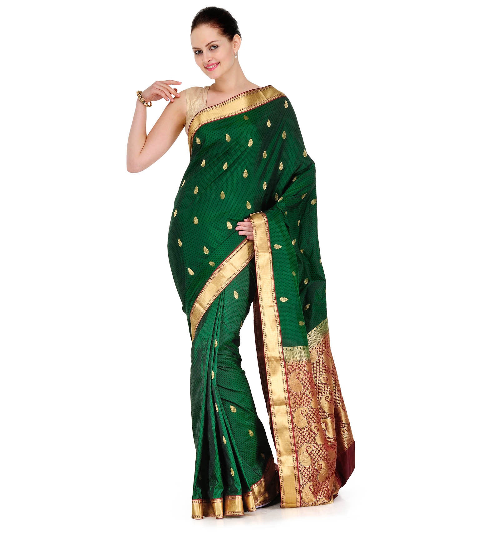 Green Silk Kanjeevaram Saree