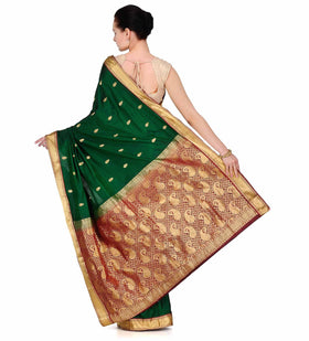 Green Silk Kanjeevaram Saree