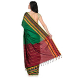 Green Zari Woven Art Silk Saree