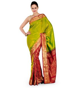 Green Silk Kanjeevaram Saree